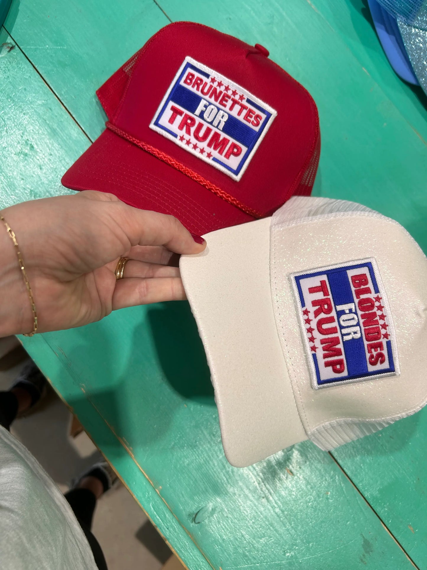 Brunettes For Trump Trucker