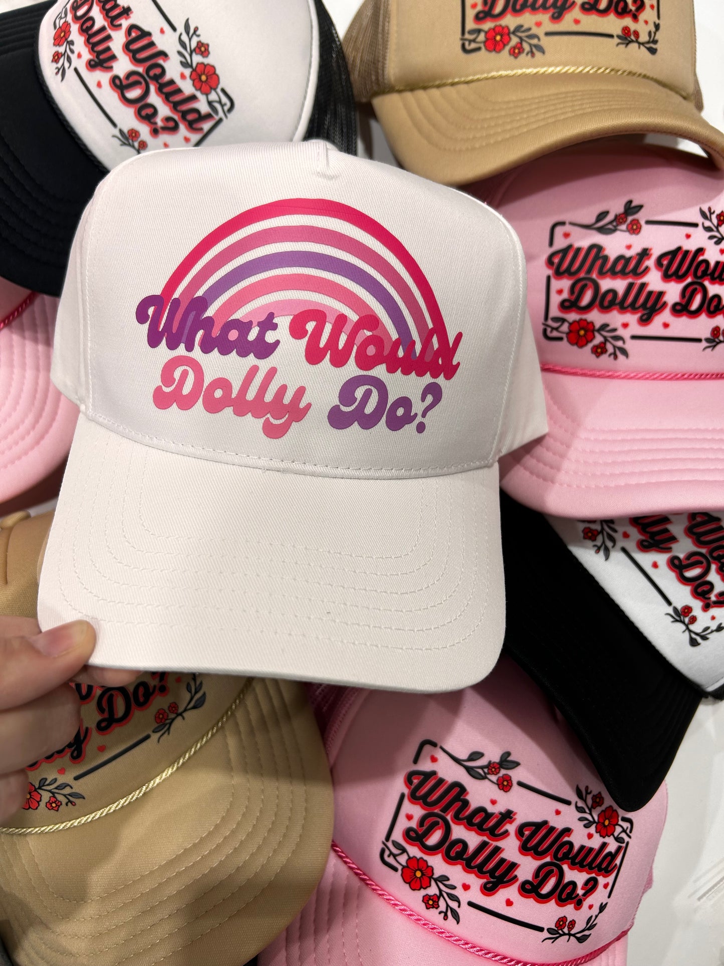 WWDD Rainbow Trucker Hat