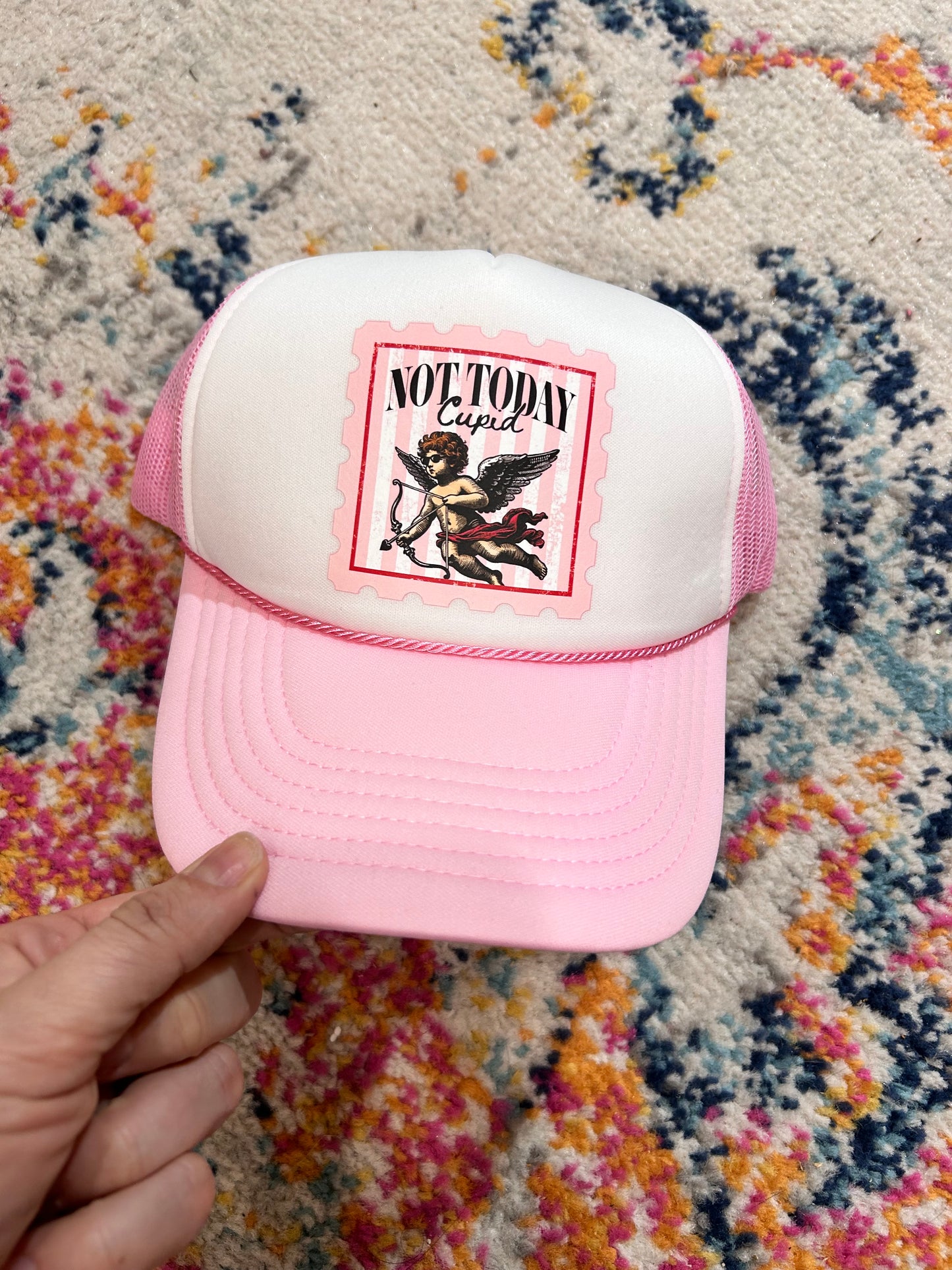 Not Today Cupid Trucker