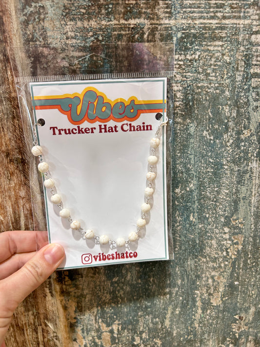 Turquoise Trucker Hat Chain