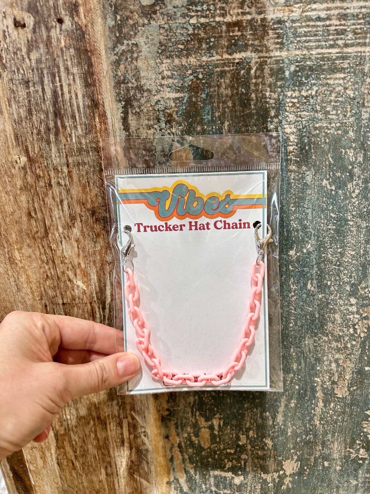 Light Pink Link Trucker Chain