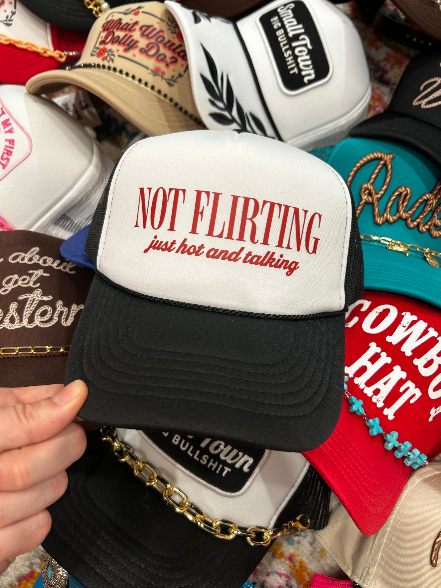 Not Flirting Trucker Hat