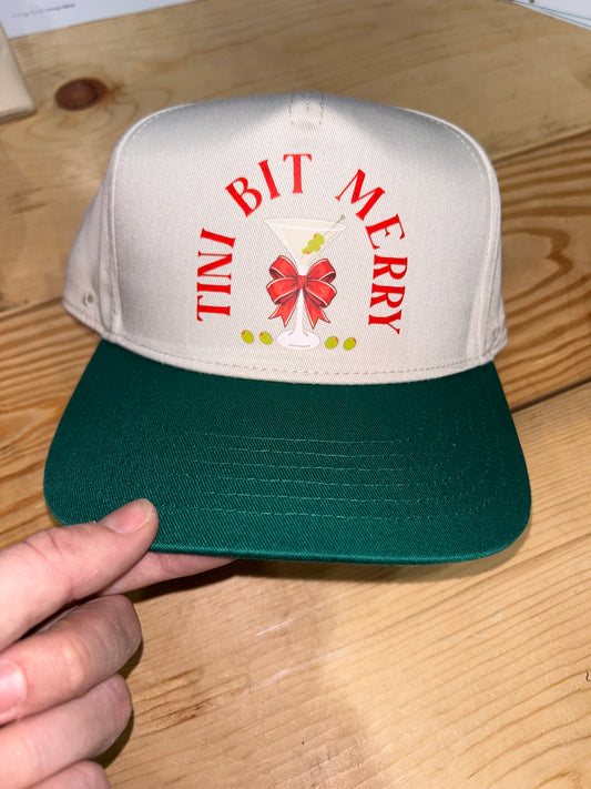 Tini Bit Merry Trucker Hat