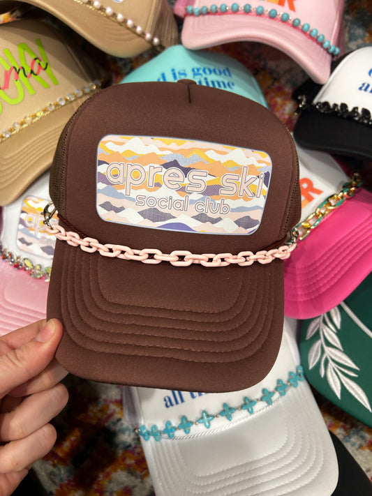 Light Pink Link Trucker Chain