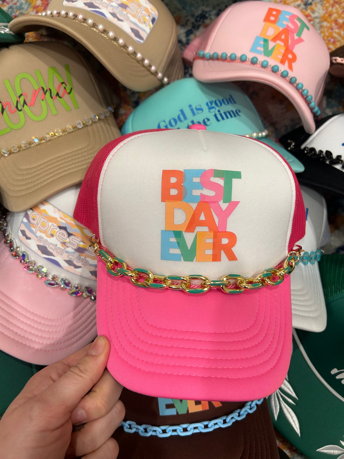Chunky Enamel Dipped Trucker Chain