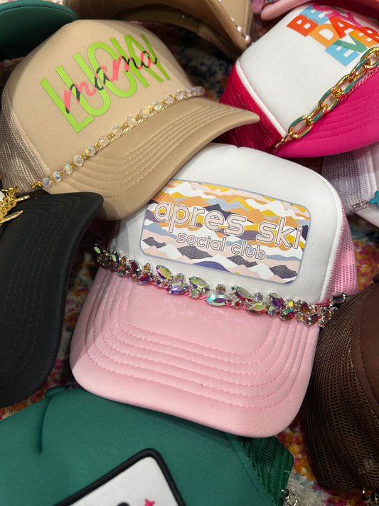 Jumbo AB Rhinestone Trucker Chain