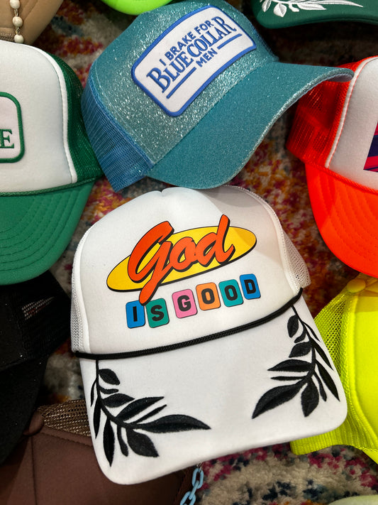 God Is Good Trucker Hat