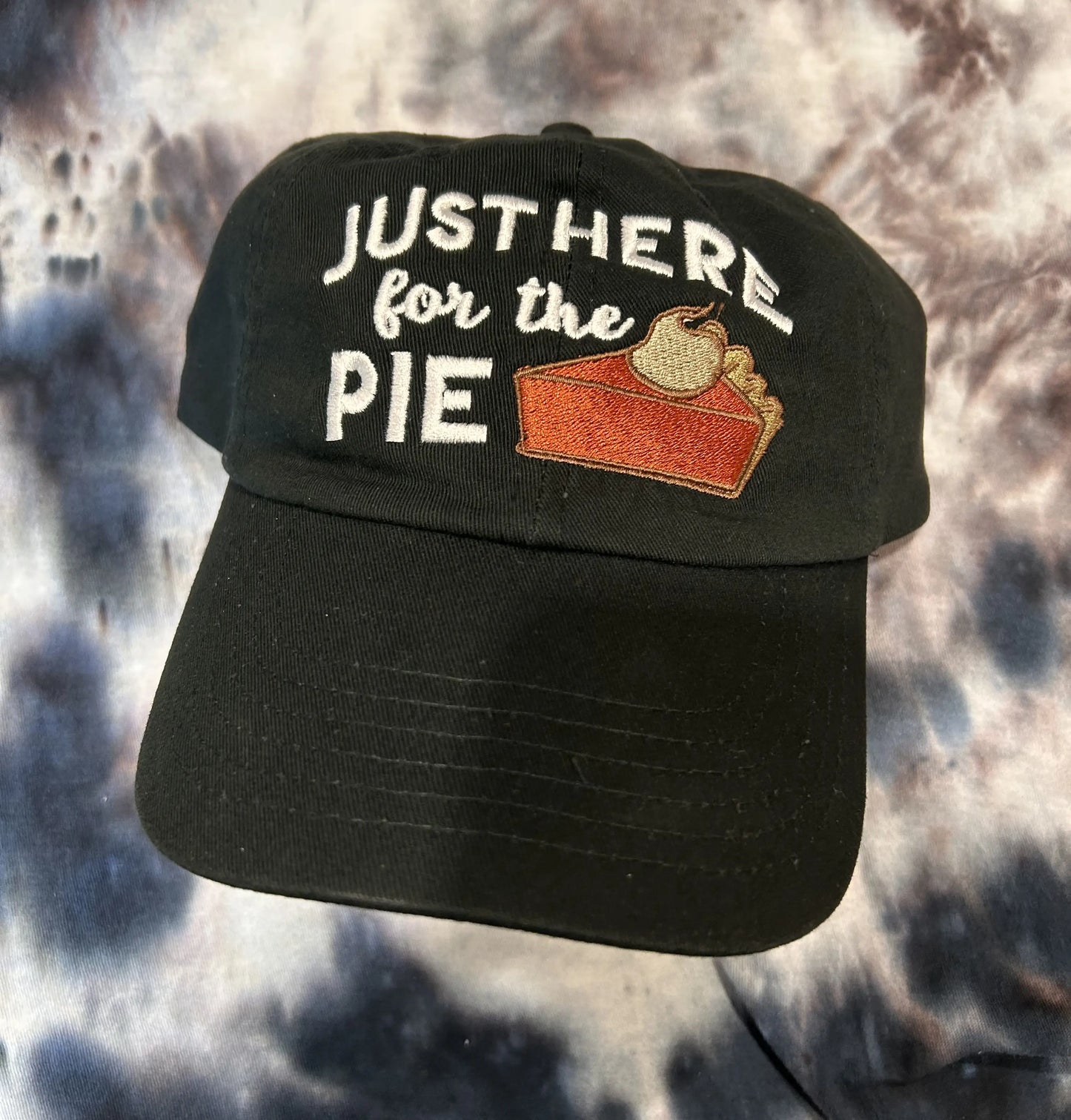 Just Here For The Pie Dad Hat