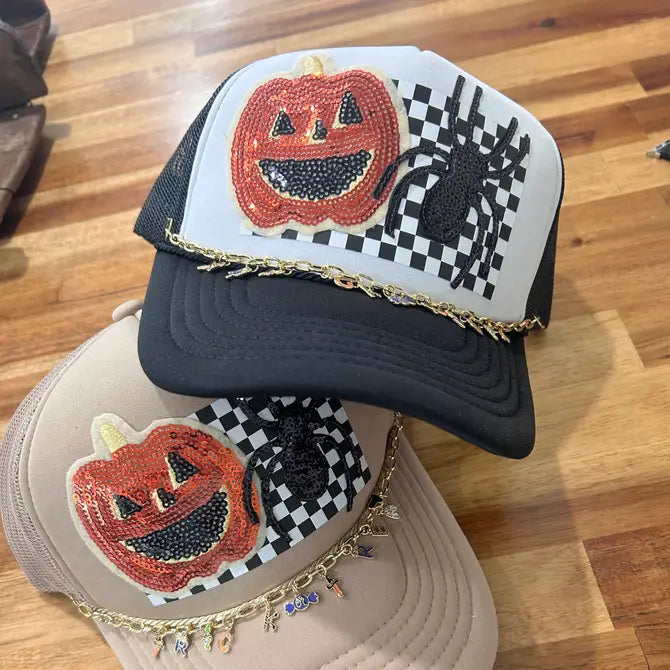 Over The Top Spooky Trucker Hat