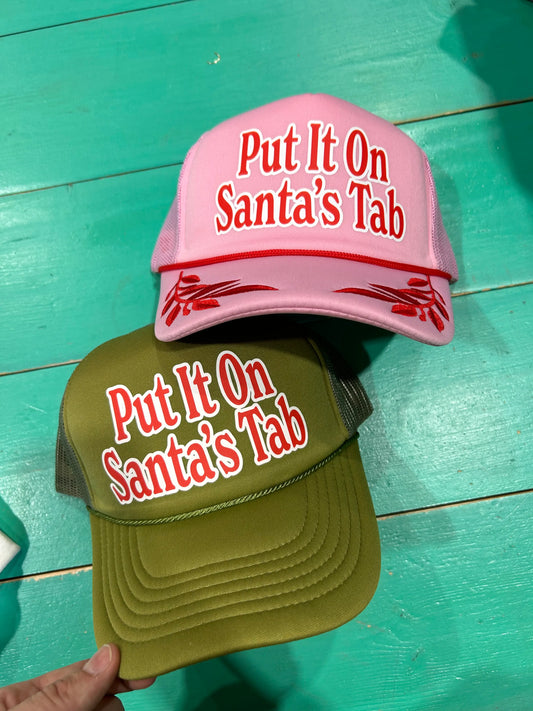Put It On Santa's Tab Trucker