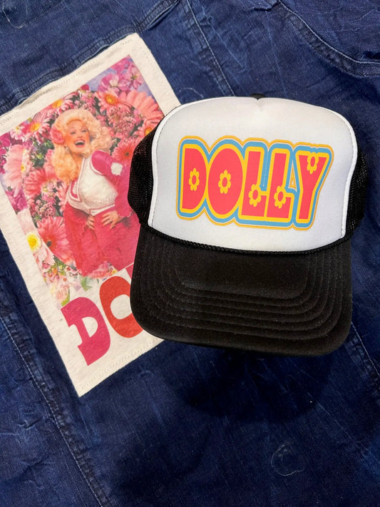 Retro Dolly Flower Trucker