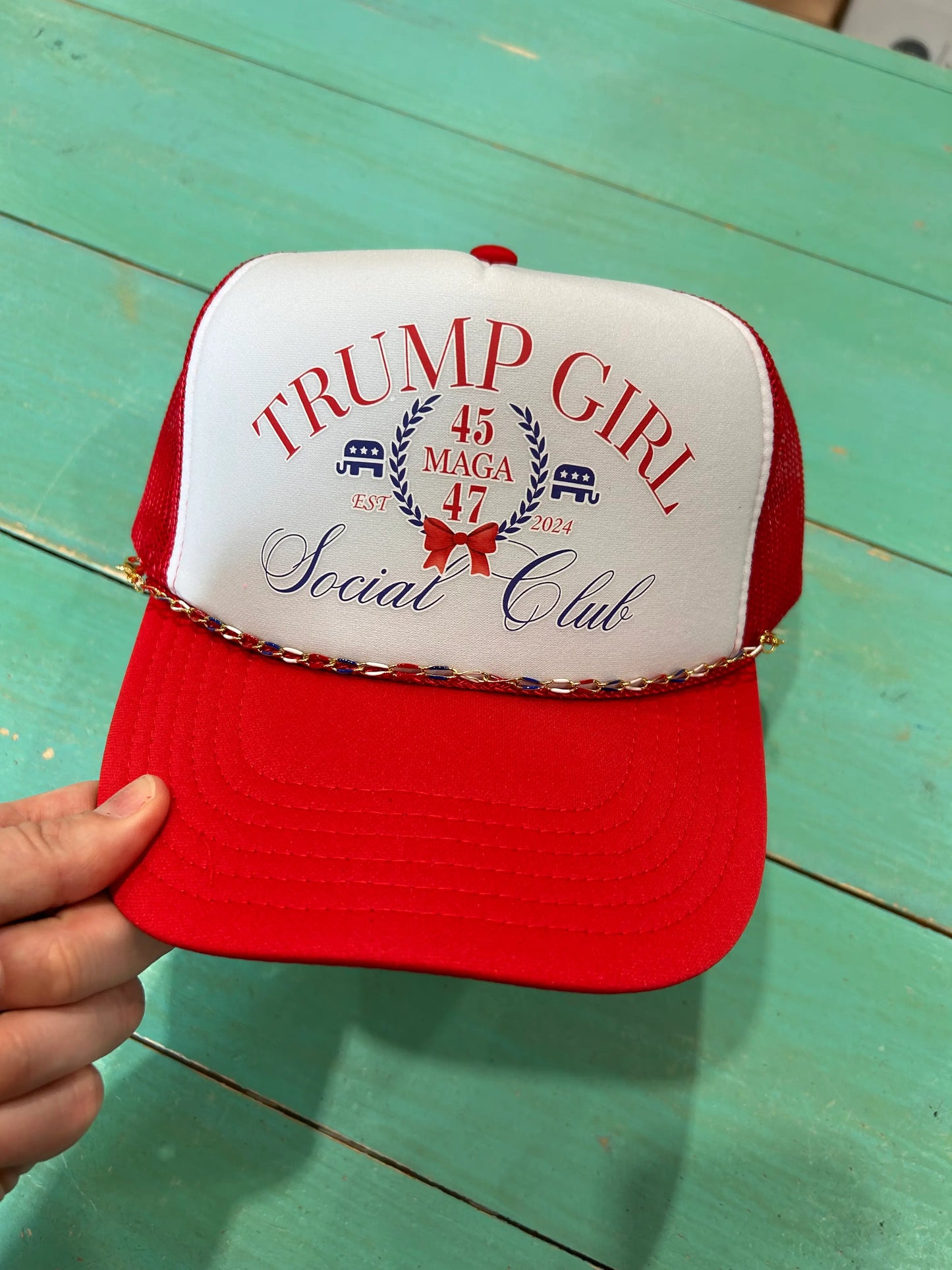 Trump Girl Social Club Trucker Hat