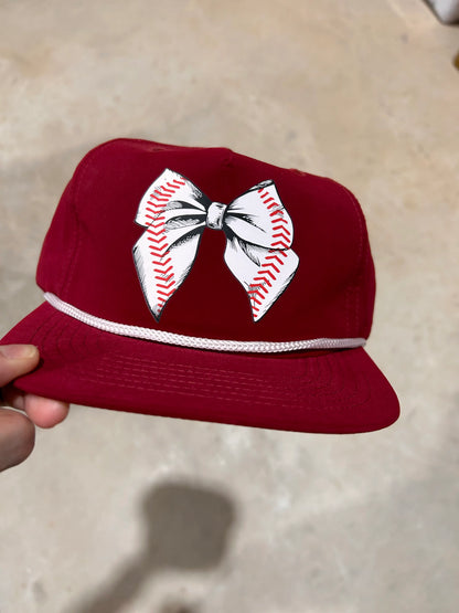 Baseball Bow Trucker Hat