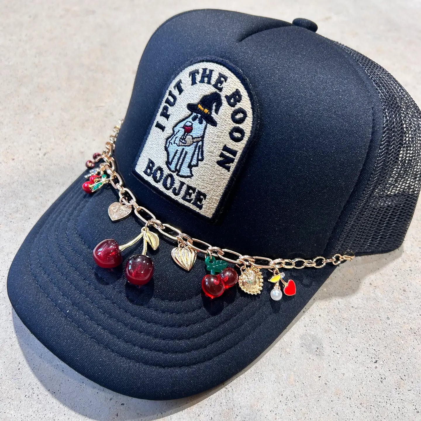 Cherry Trucker Hat Chain