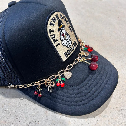 Cherry Trucker Hat Chain