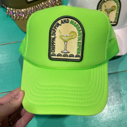 Chippin', Dippin', Margarita Sippin' Trucker