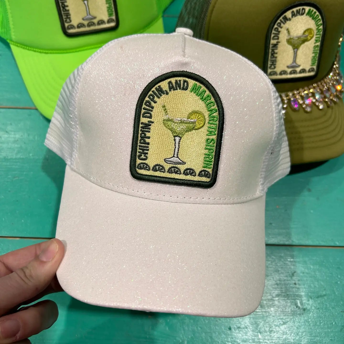 Chippin', Dippin', Margarita Sippin' Trucker