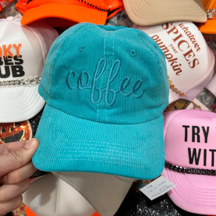 Corduroy Coffee Cap