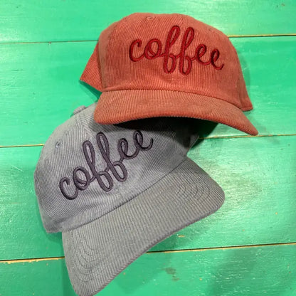Corduroy Coffee Cap
