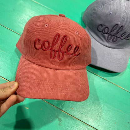 Corduroy Coffee Cap