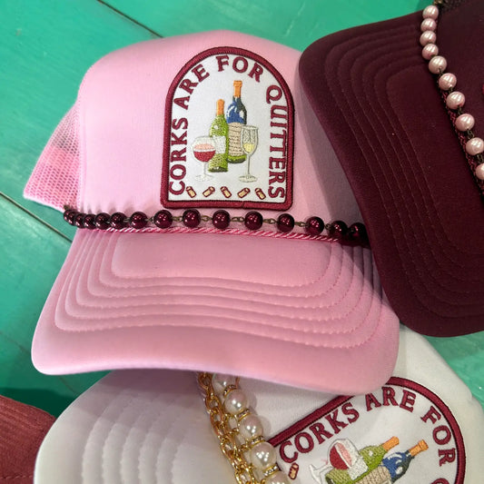 Corks are for Quitters Trucker