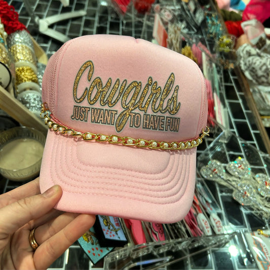 Cowgirls Just Want to Have Fun Trucker