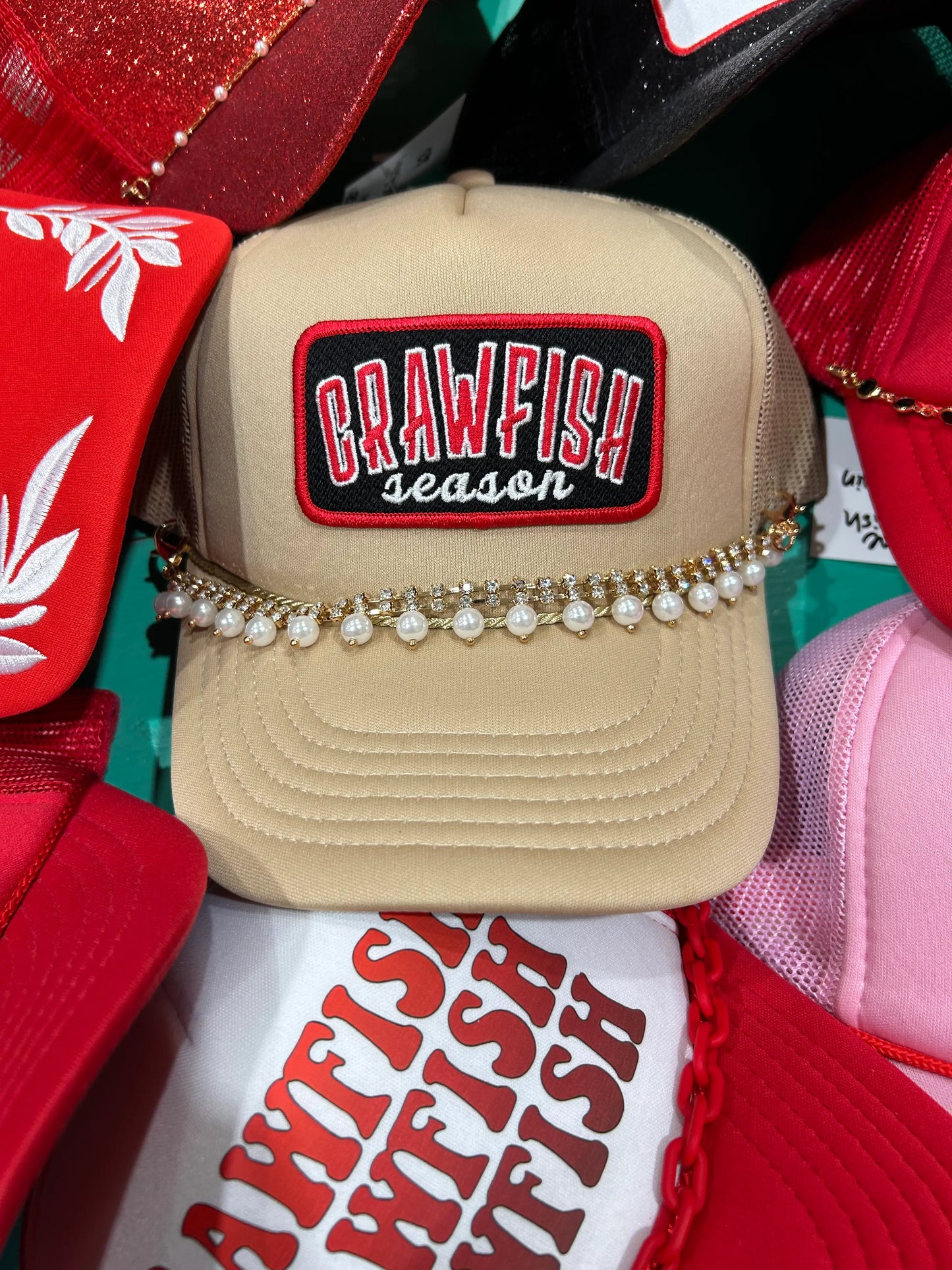 Crawfish Season Patch Hat