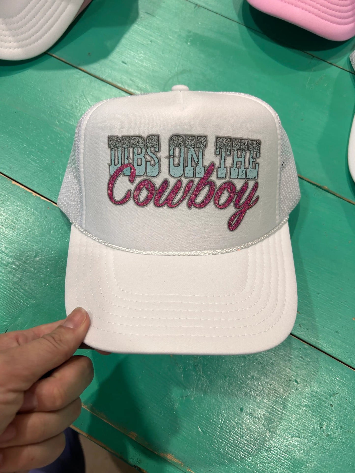 Dibs on the Cowboy Trucker Hat