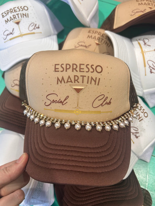 Espresso Martini Social Club Trucker