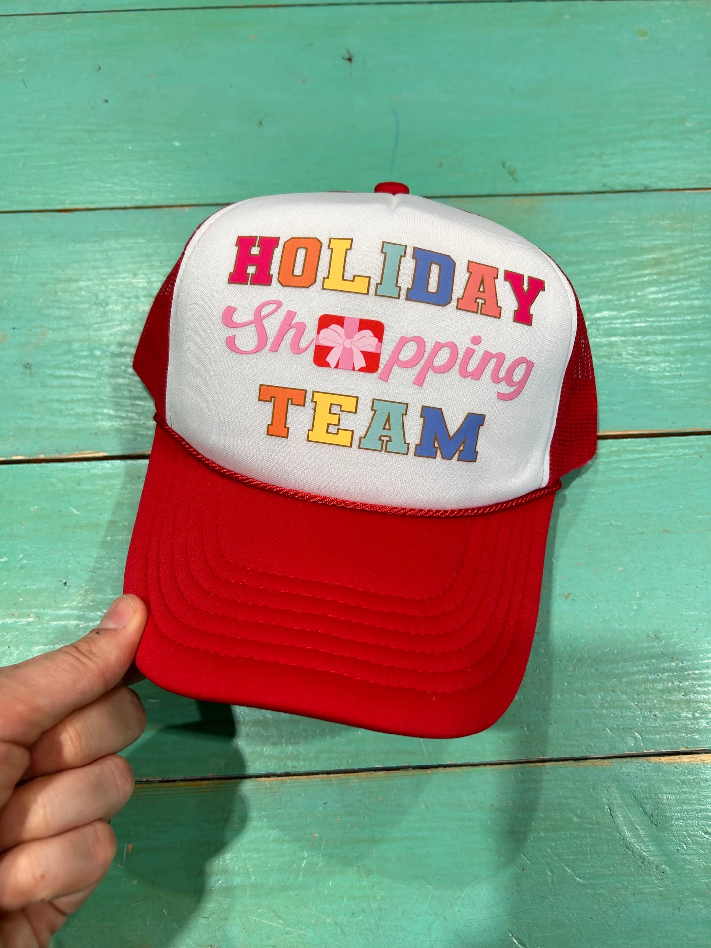 Holiday Shopping Team Trucker