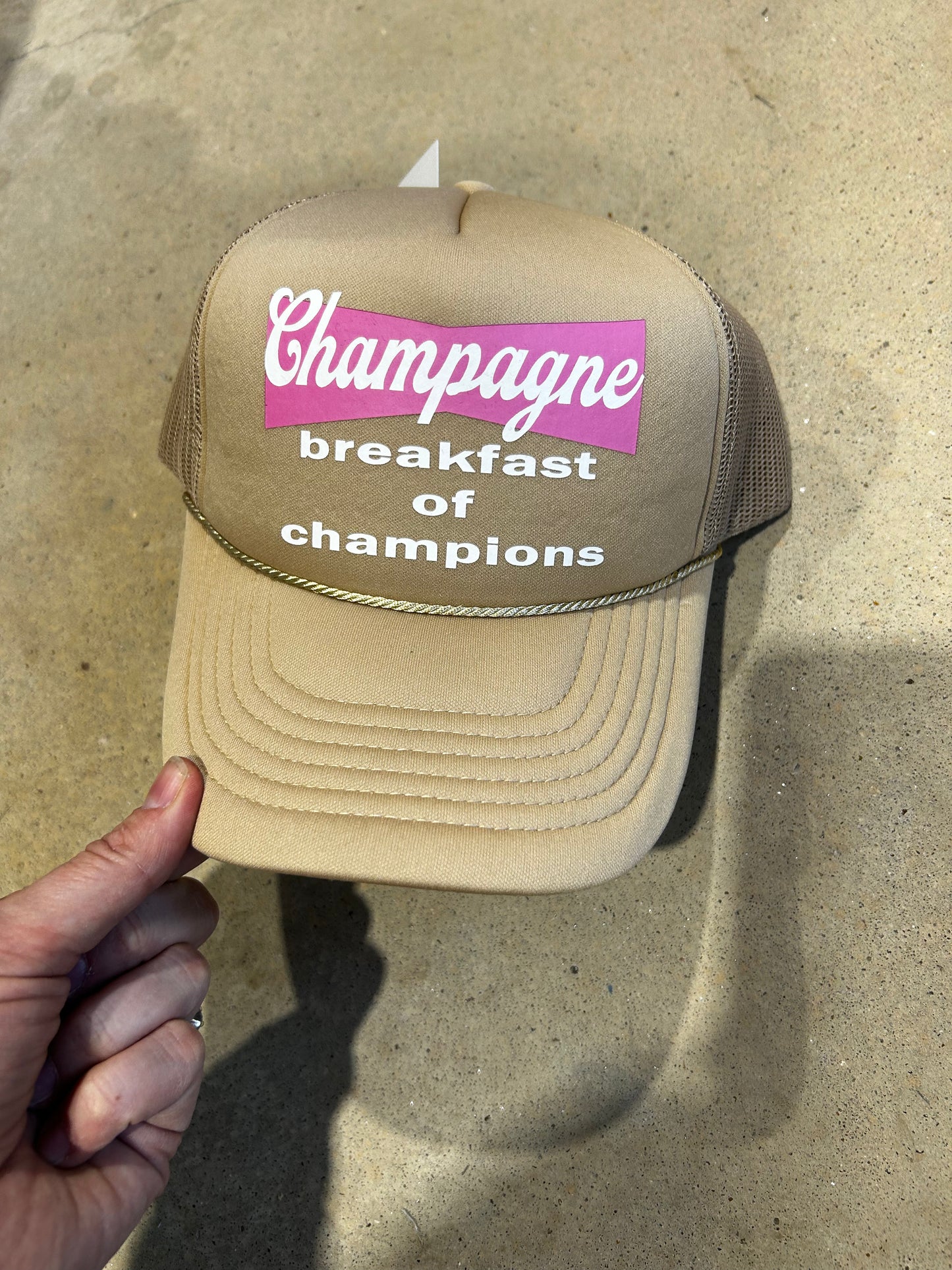 Champagne Breakfast Trucker 2