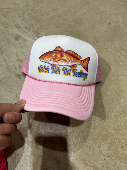 Catch Fish Not Feelings Trucker