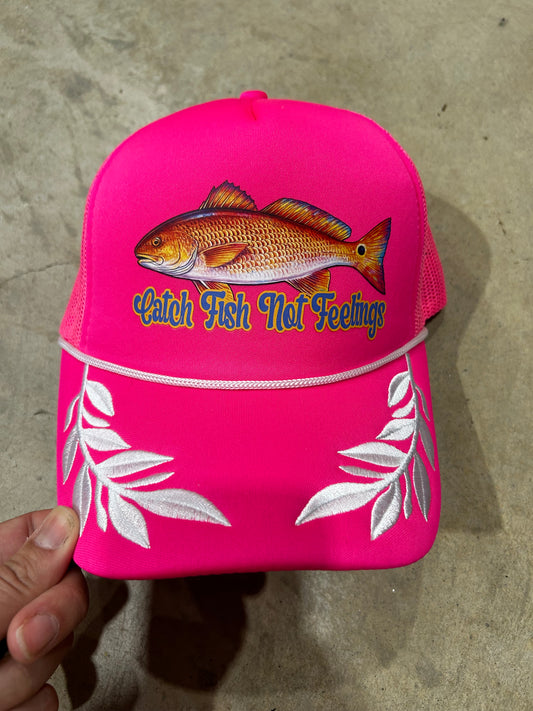 Catch Fish Not Feelings Trucker