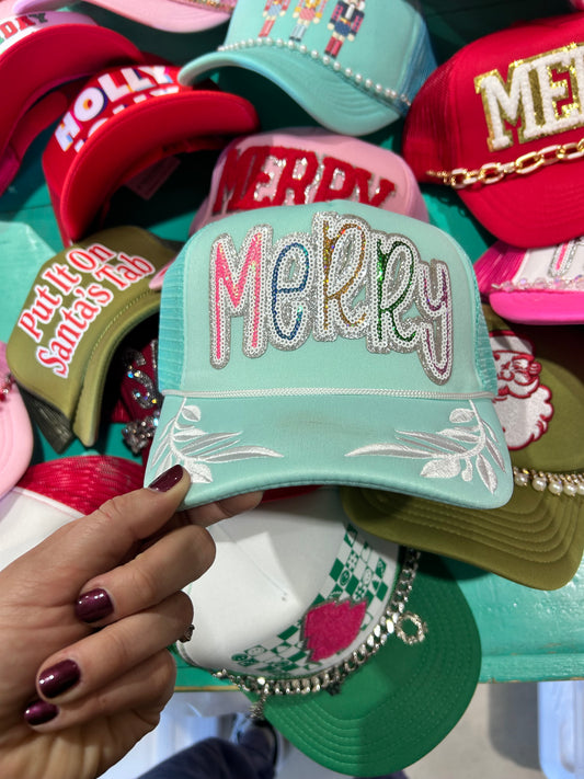 Sequin Merry Trucker