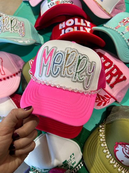 Sequin Merry Trucker