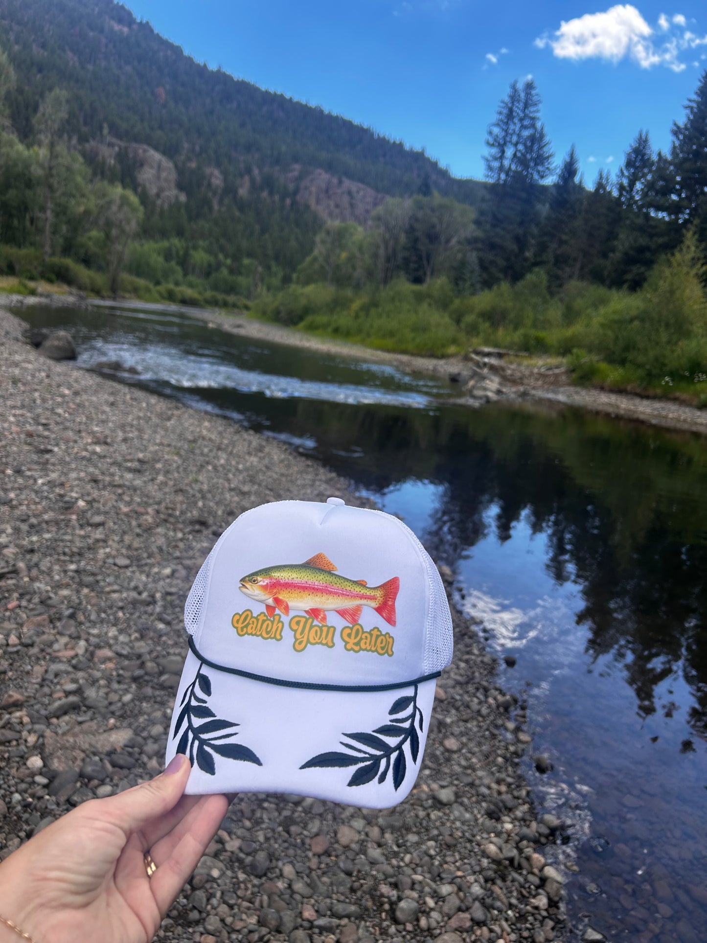 Catch You Later Rainbow Trout Hat
