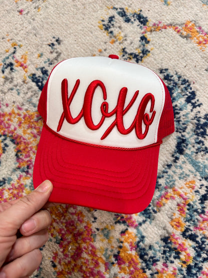 XOXO Puff Trucker Hat