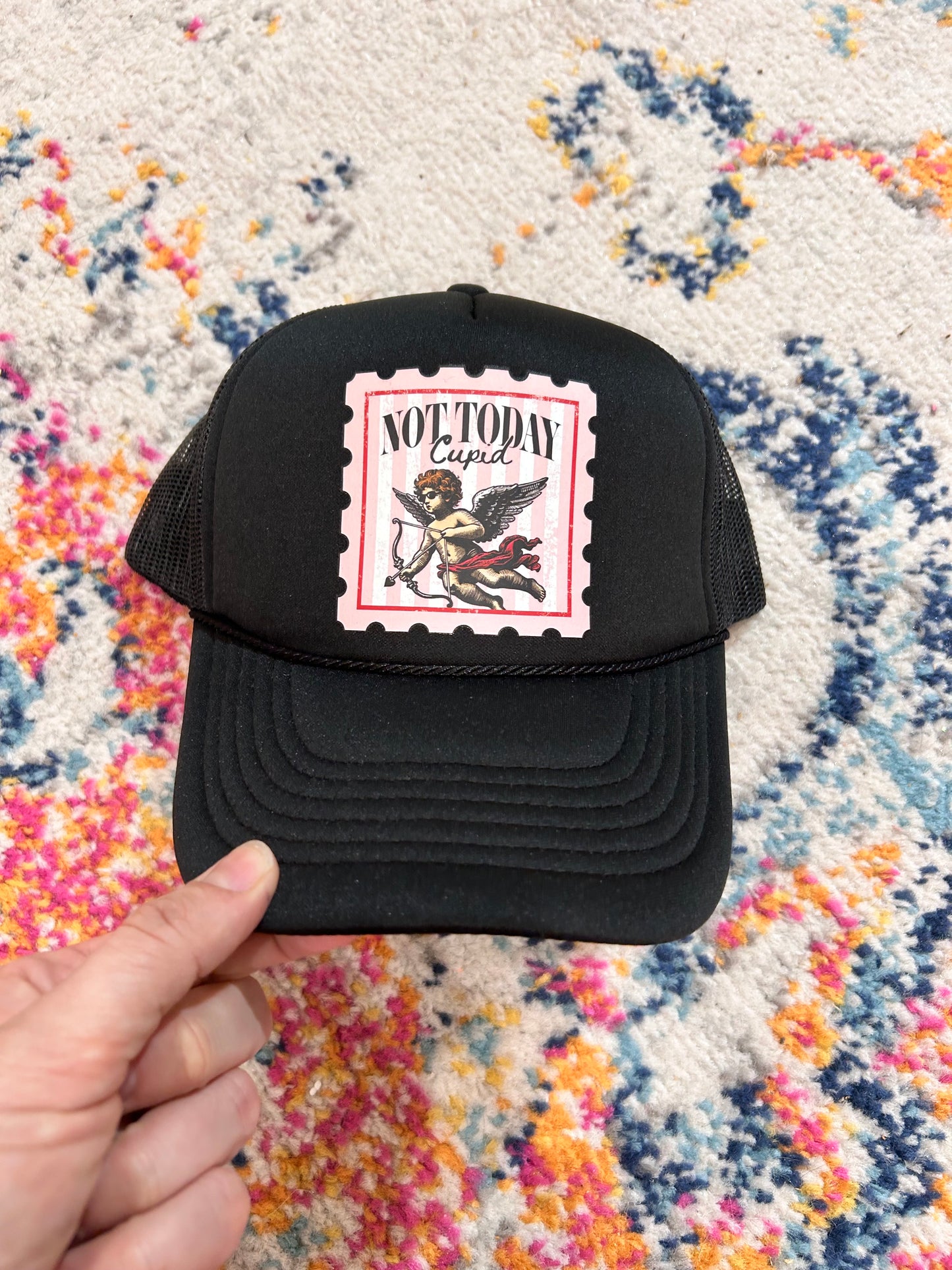 Not Today Cupid Trucker