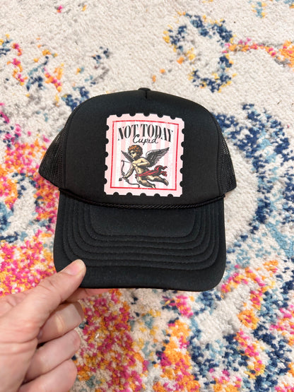 Not Today Cupid Trucker