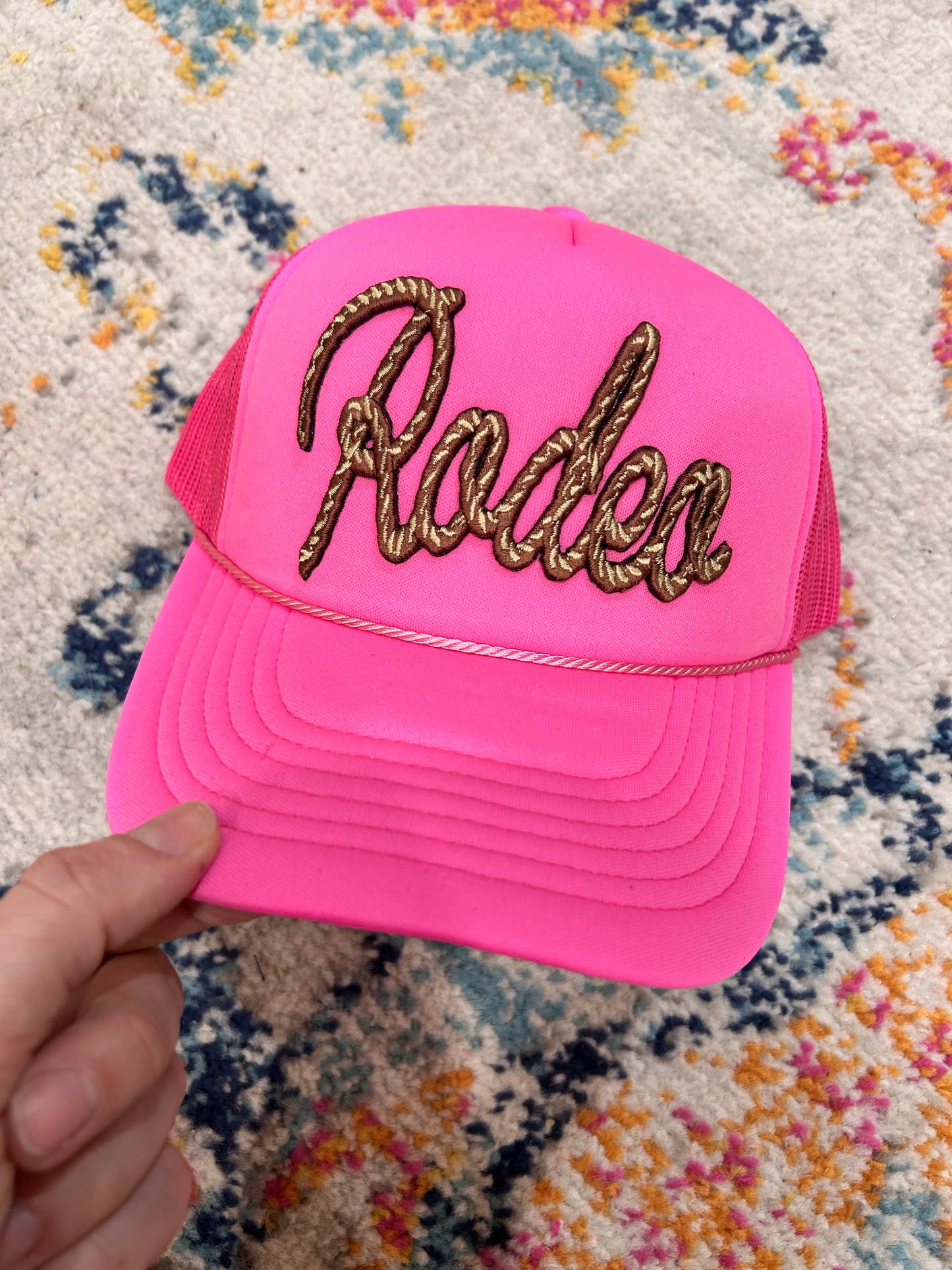 Rodeo Rope Trucker Hat