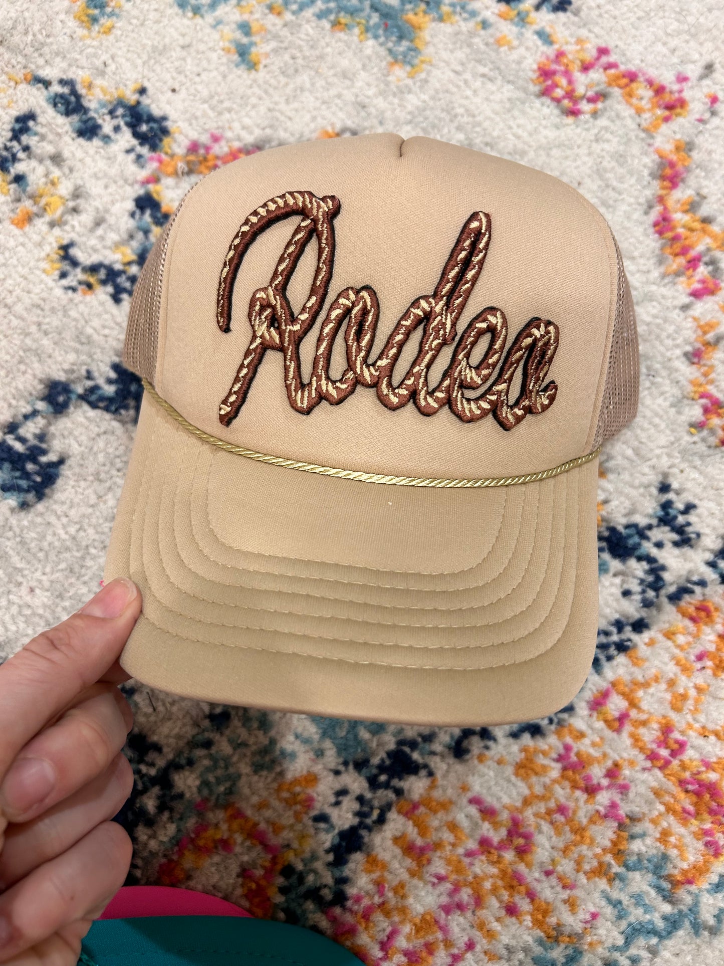 Rodeo Rope Trucker Hat
