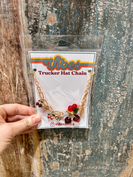 Cherry Trucker Hat Chain