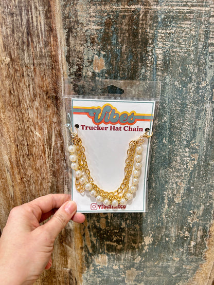 Pearl Triple Layer Trucker Chain