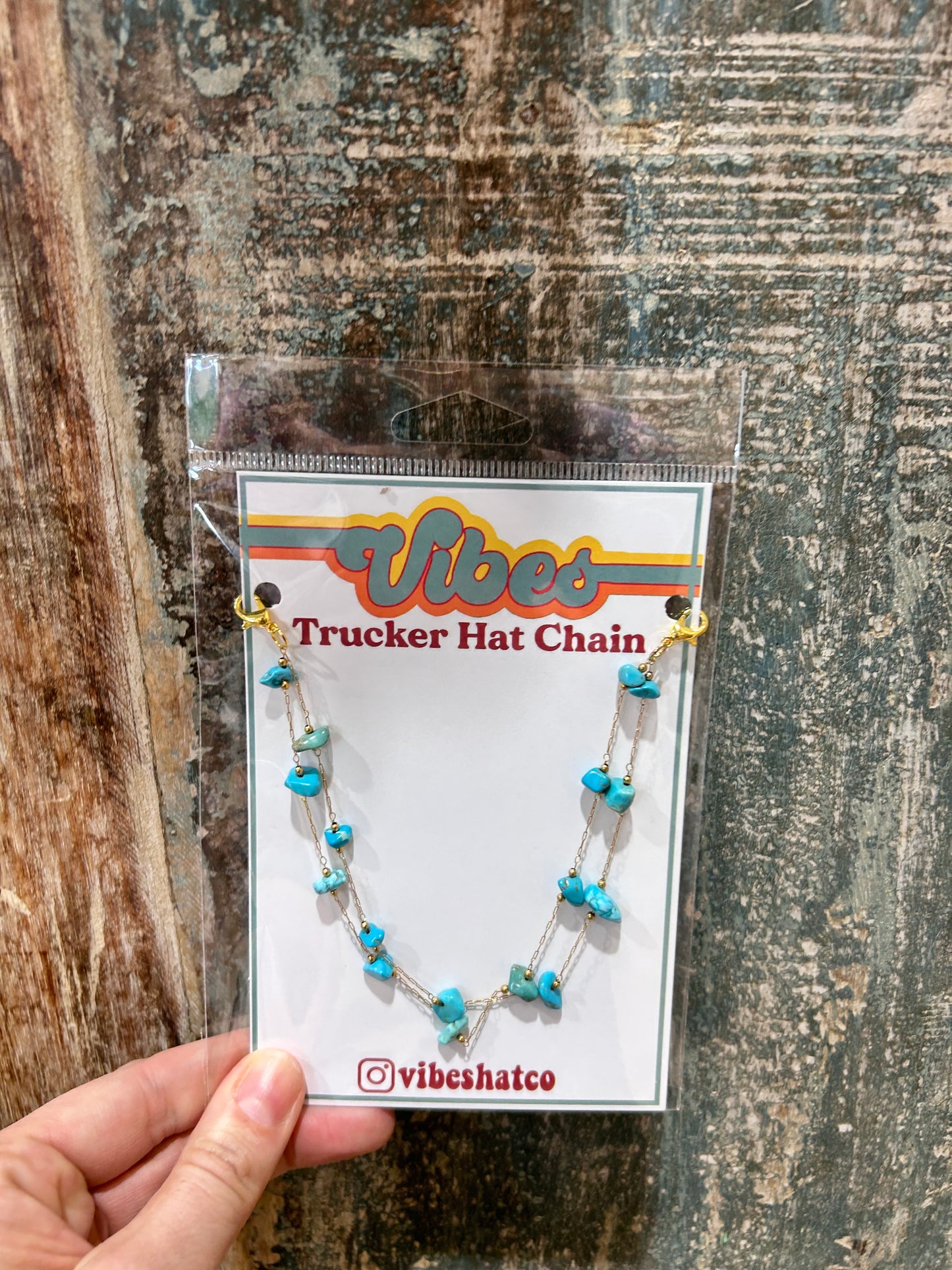 Turquoise Trucker Chain