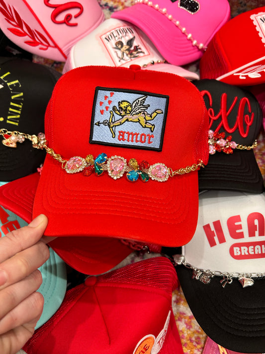 Amor Patched Trucker Hat