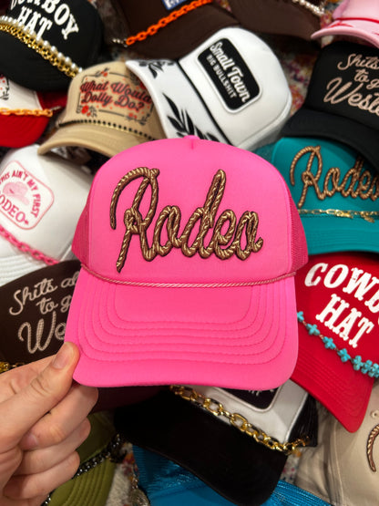 Rodeo Rope Trucker Hat