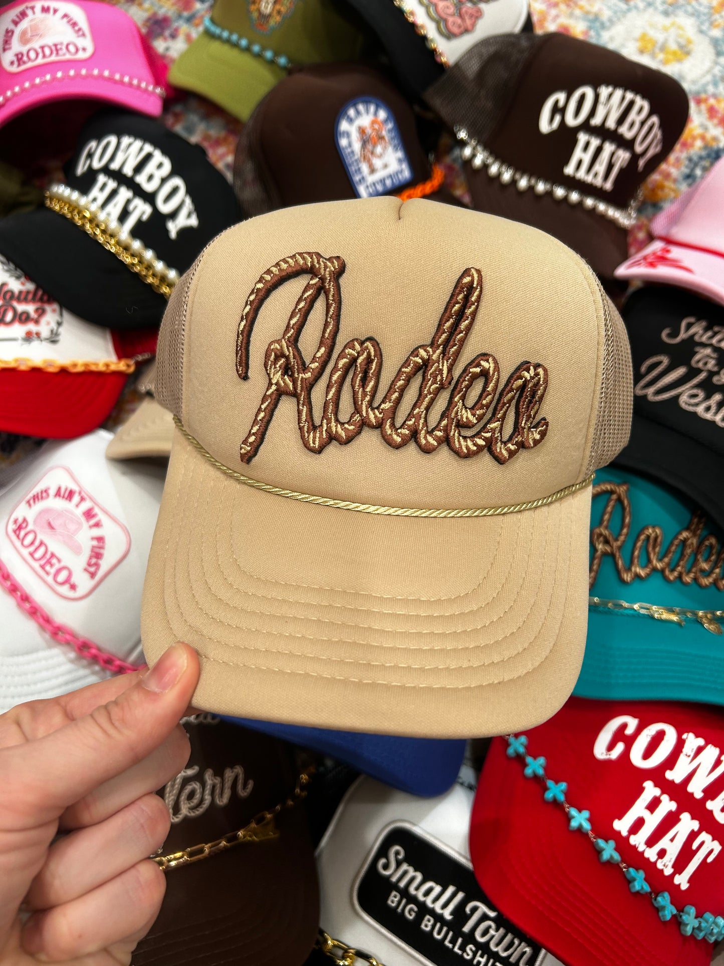 Rodeo Rope Trucker Hat