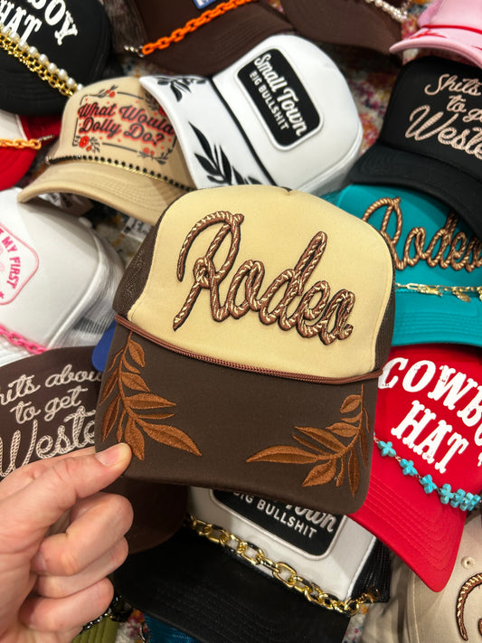 Rodeo Rope Trucker Hat
