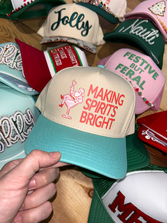 Making Spirits Bright Trucker Hat