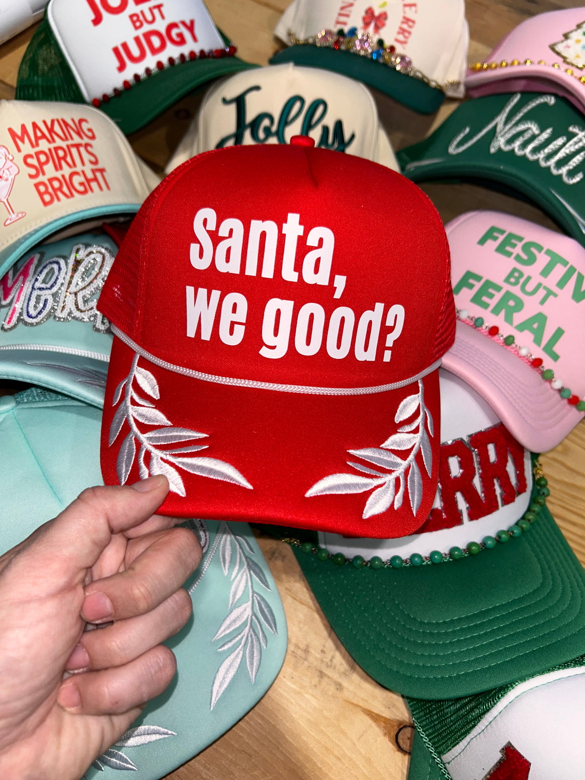 Santa, We Good? Trucker Hat